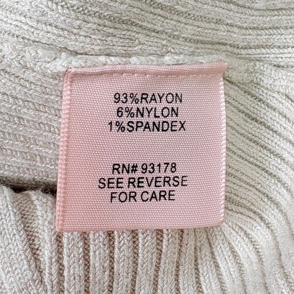 Philosophy Beige Ribbed Knit Top NWT - Picture 7 of 8